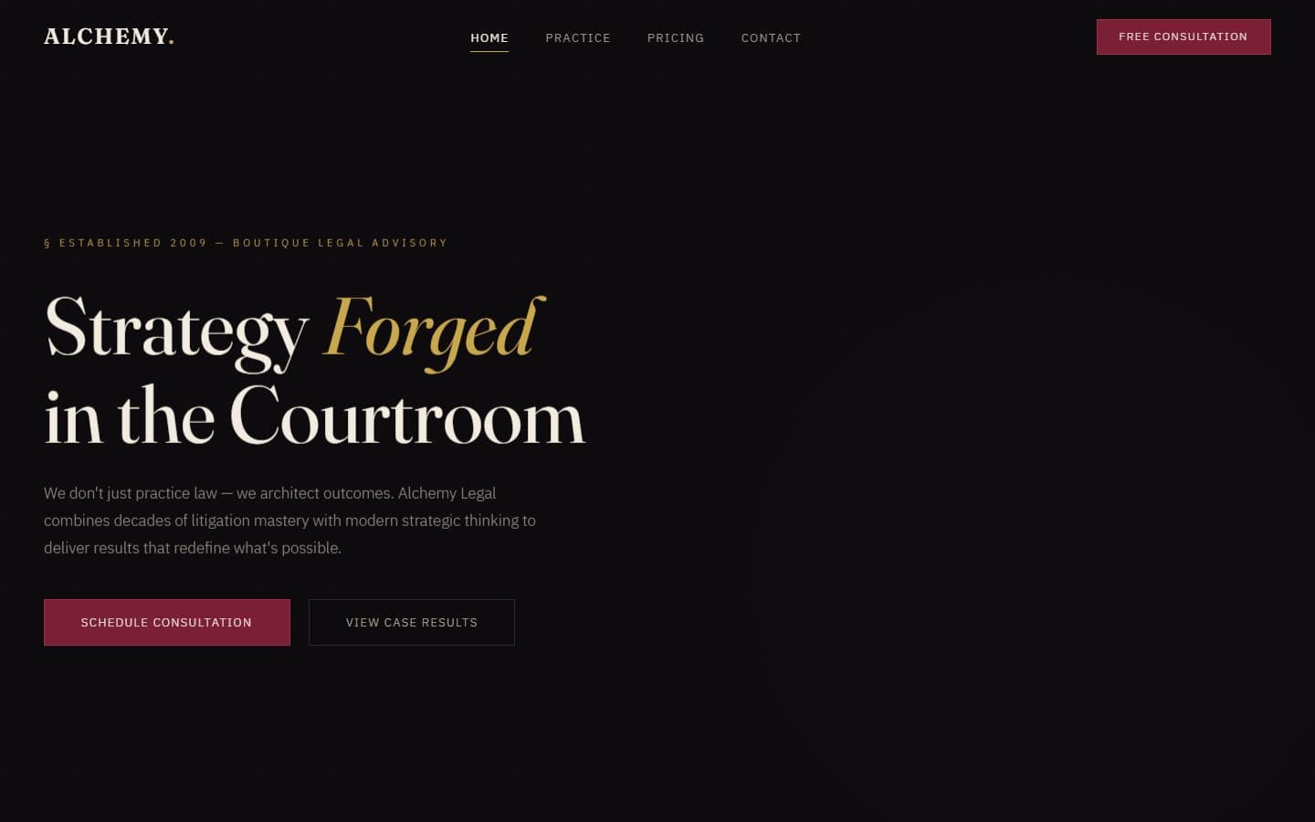 Alchemy Legal — Law Firm / Professional
