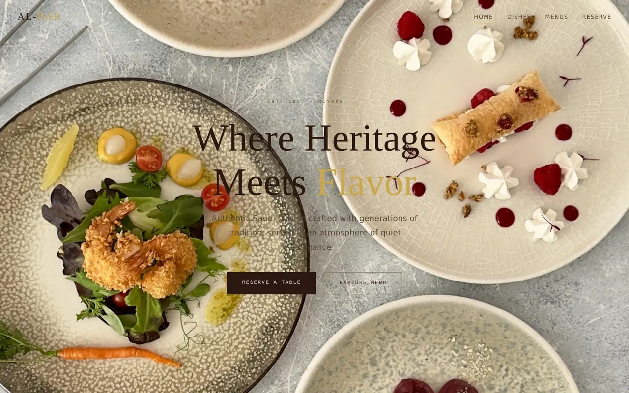 Al-Dar Restaurant — Restaurant / Hospitality