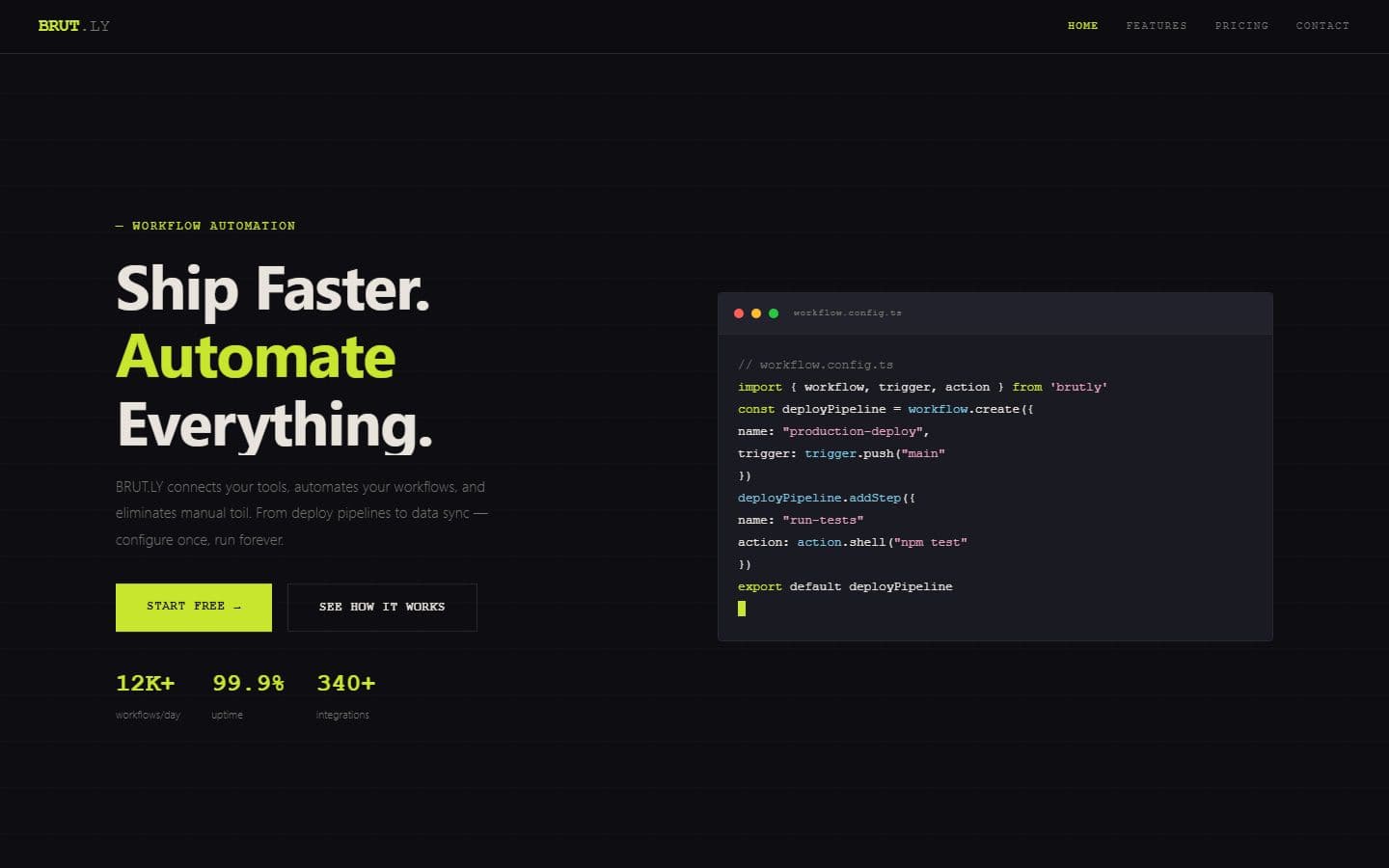 Brut.ly Automation — Workflow Automation / SaaS