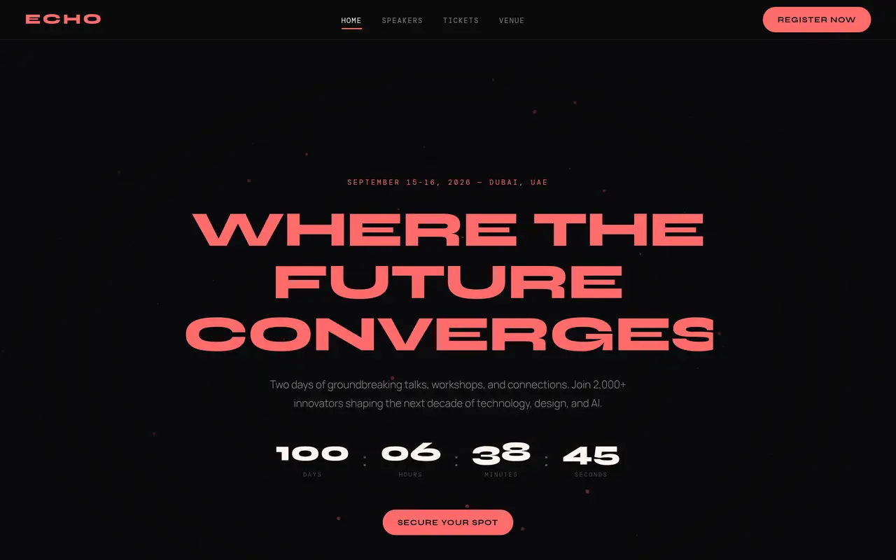 Echo Summit — Events / Conference