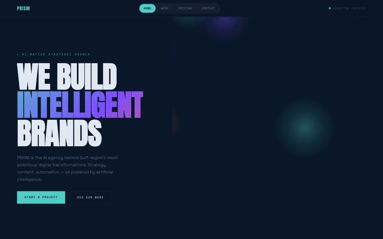 Prism AI Agency — AI Agency / Consulting