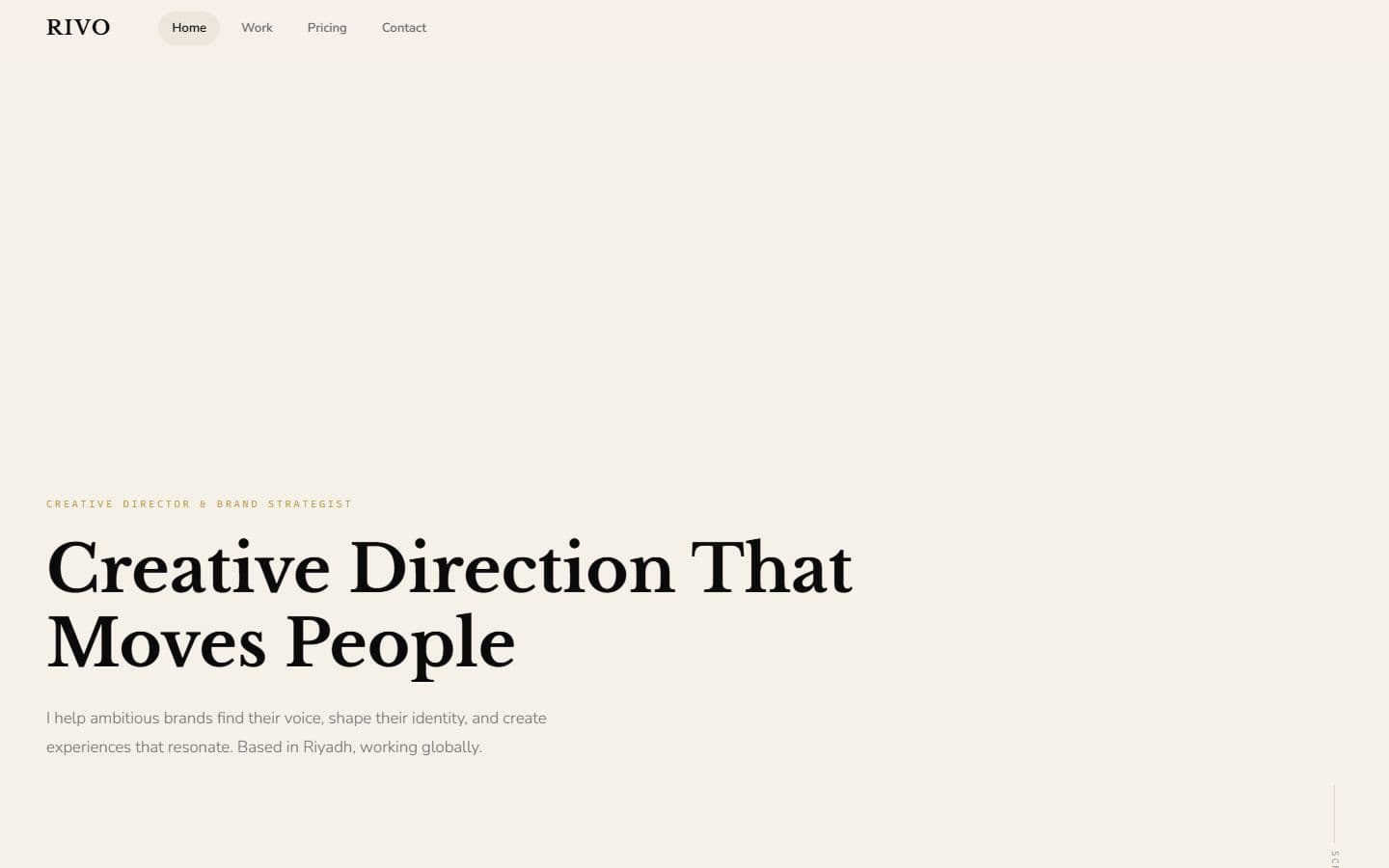 Rivo Portfolio — Creative Director / Portfolio