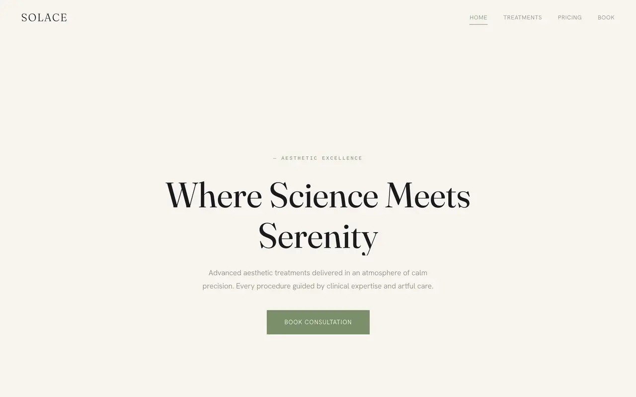Solace Luxury Clinic — Aesthetic Clinic / Luxury