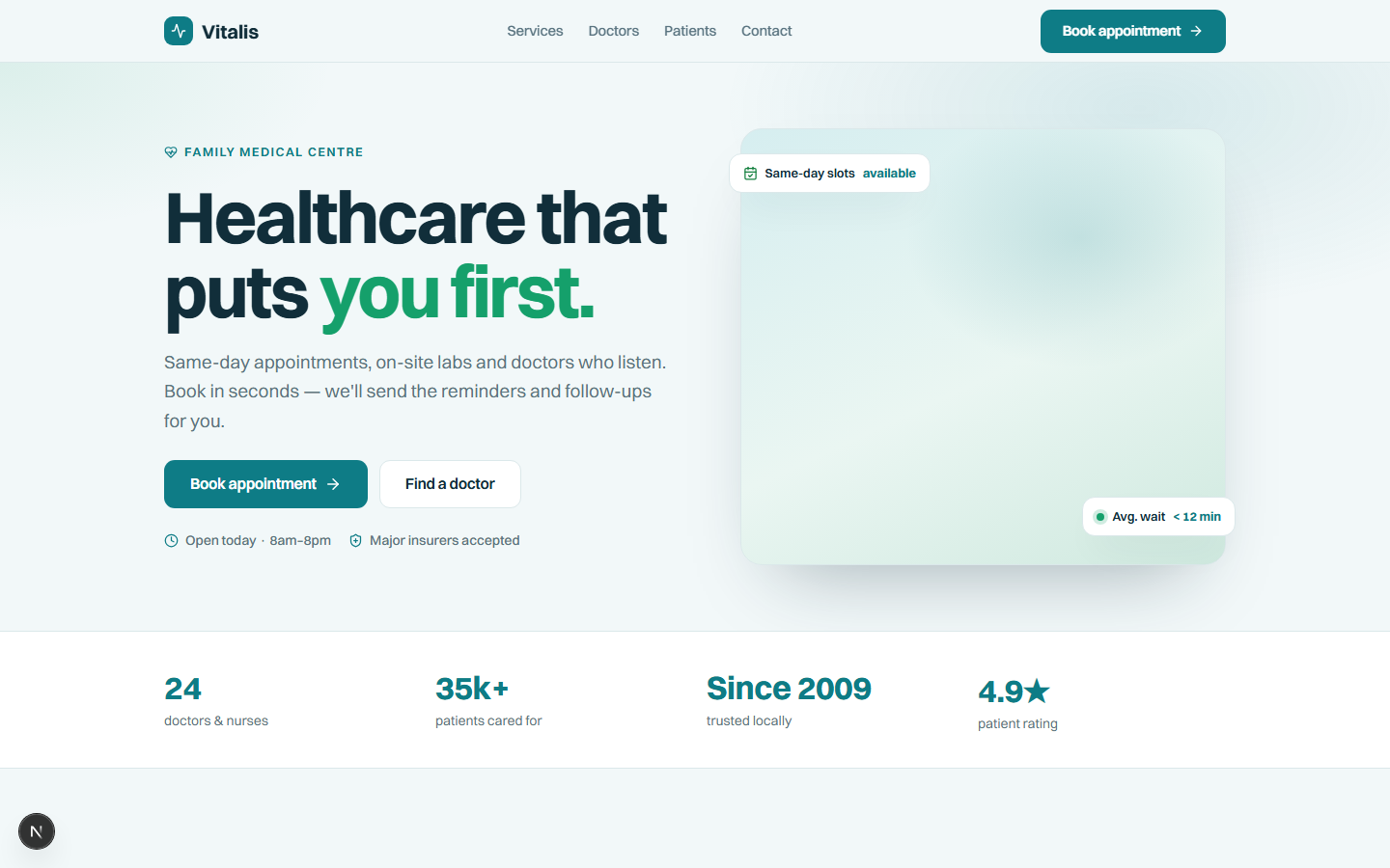 Vitalis — Medical Clinic